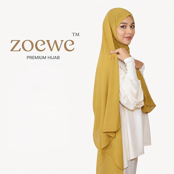 Chifon Hijab goldenyellow