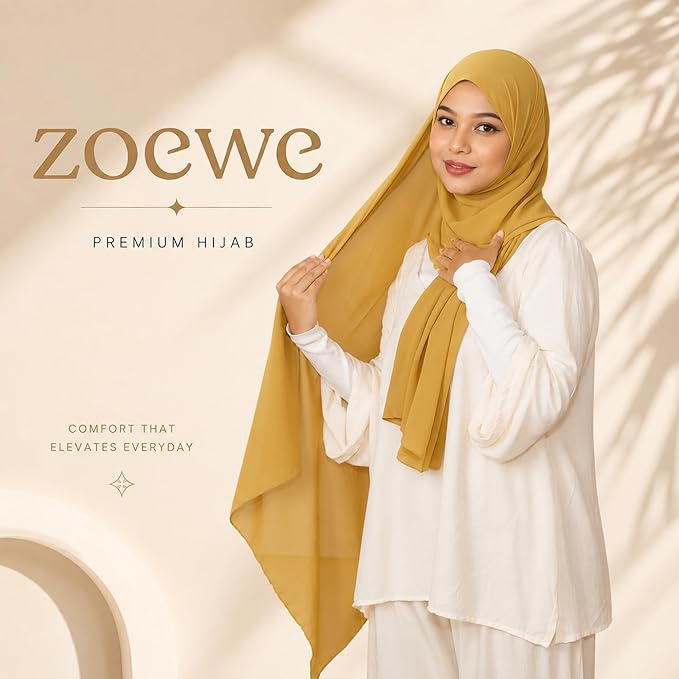Chifon Hijab goldenyellow