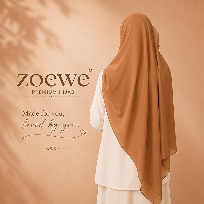 Chifon Hijab light brown