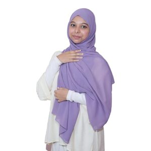 Lavender Chifon Hijab