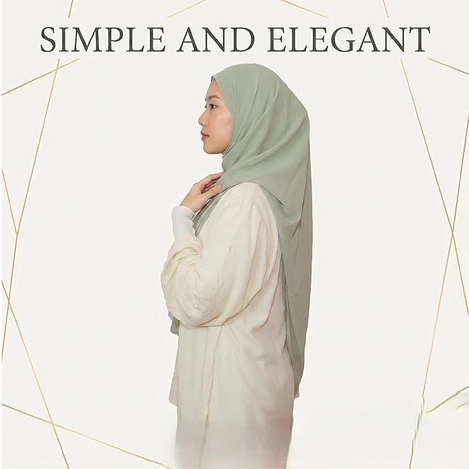 olive Chifon Hijab
